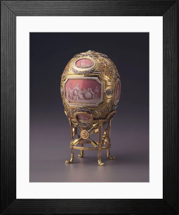 Framed Print : Catherine the Great Easter Egg, 1914. Artist: Wigstrom, Henrik Immanuel, (Faberge manufacture) (active Early 20th cen. ) Framed Print : Catherine the Great Easter Egg, 1914. Artist: Wigstrom, Henrik Immanuel, (Faberge manufacture) (active Early 20th cen. )
