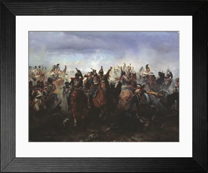 Framed Print : The battle of Fer-Champenois on March 13, 1814, 1891. Artist: Willewalde, Gottfried (Bogdan Pavlovich) (1818-1903) Framed Print : The battle of Fer-Champenois on March 13, 1814, 1891. Artist: Willewalde, Gottfried (Bogdan Pavlovich) (1818-1903)