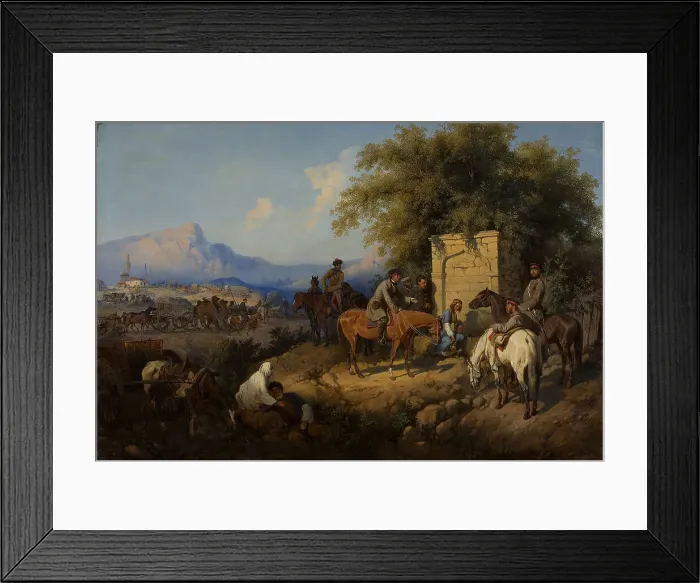 Framed Print : Russian Forces Crosses the Caucasus Mountains in Adjara, 1872. Artist: Willewalde, Gottfried (Bogdan Pavlovich) (1818-1903) Framed Print : Russian Forces Crosses the Caucasus Mountains in Adjara, 1872. Artist: Willewalde, Gottfried (Bogdan Pavlovich) (1818-1903)