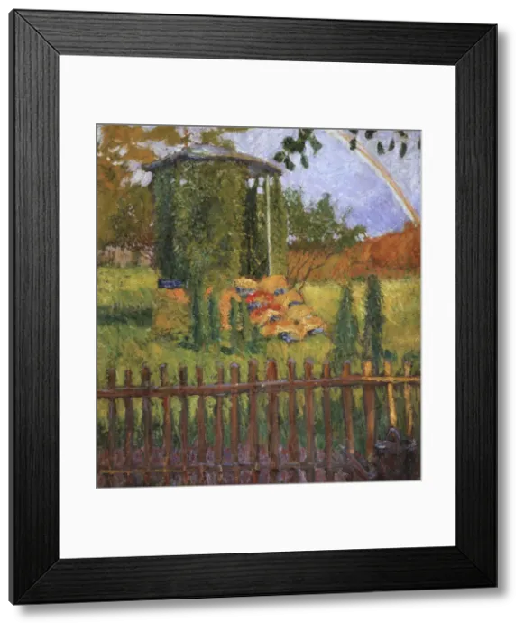 Framed Print : An Garden Arbour, 1907. Artist: Yakovlev, Mikhail Nikolayevich (1880-1942) Framed Print : An Garden Arbour, 1907. Artist: Yakovlev, Mikhail Nikolayevich (1880-1942)