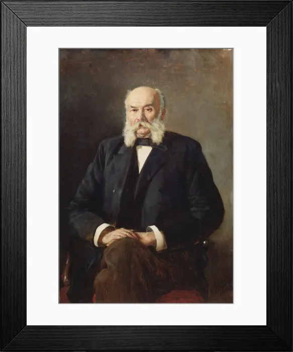 Framed Print : Portrait of the author Ivan Goncharov (1812-1891), 1888. Artist: Yaroshenko, Nikolai Alexandrovich (1846-1898) Framed Print : Portrait of the author Ivan Goncharov (1812-1891), 1888. Artist: Yaroshenko, Nikolai Alexandrovich (1846-1898)