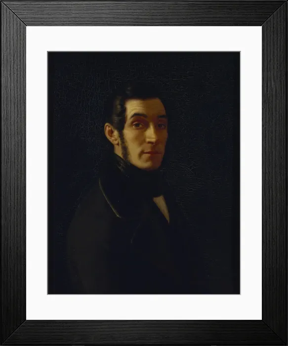 Framed Print : Portrait of Fyodor Iwanowitsch Inozemtsev (1802?1869), 1844. Artist: Zakharov (Chechenets), Pyotr Zakharovich (1816-1846) Framed Print : Portrait of Fyodor Iwanowitsch Inozemtsev (1802?1869), 1844. Artist: Zakharov (Chechenets), Pyotr Zakharovich (1816-1846)