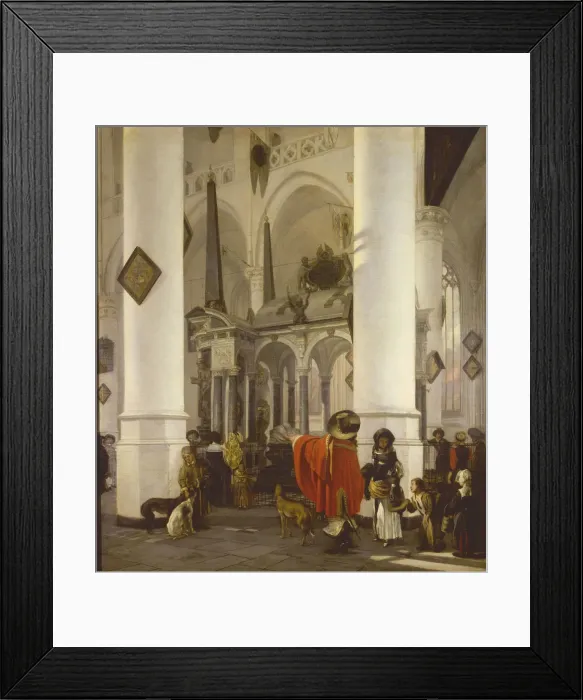 Framed Print : The Tomb of William the Silent in the Nieuwe Kerk in Delft, 1656 Framed Print : The Tomb of William the Silent in the Nieuwe Kerk in Delft, 1656