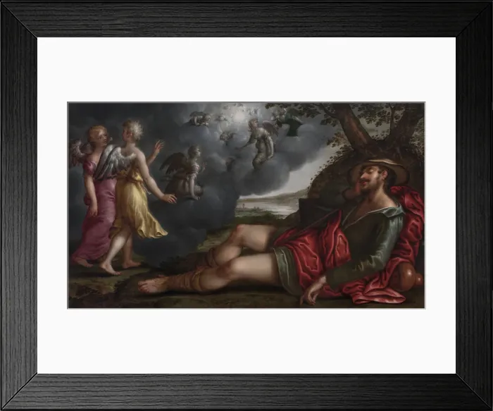 Framed Print : Jacobs Dream, c. 1605 Framed Print : Jacobs Dream, c. 1605