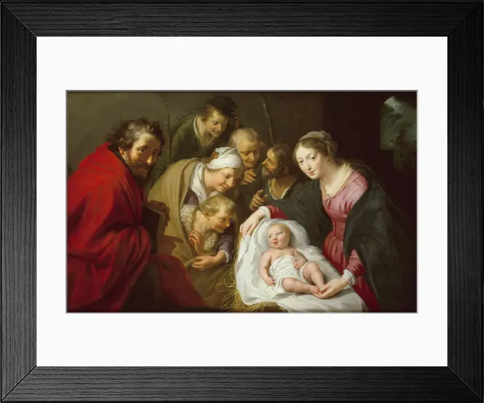 Framed Print : The Adoration of the Shepherds, 1630 Framed Print : The Adoration of the Shepherds, 1630