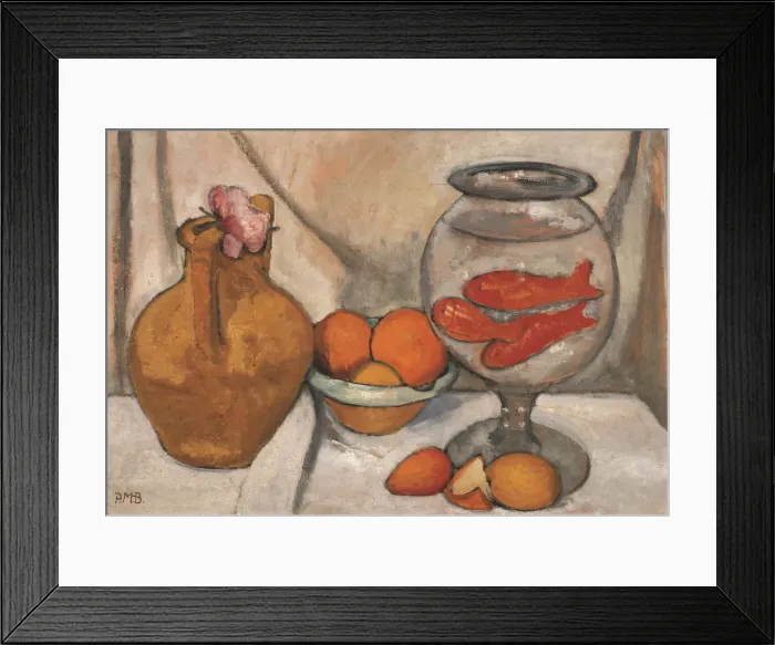 Framed Print : Still Life with Goldfish Bowl, 1906 Framed Print : Still Life with Goldfish Bowl, 1906