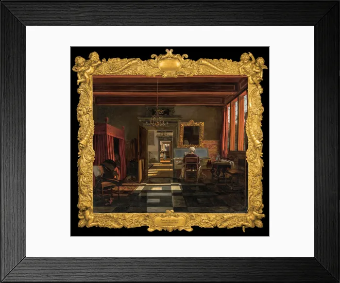 Framed Print : Interior with a Woman Playing a Virginal, 1667 Framed Print : Interior with a Woman Playing a Virginal, 1667