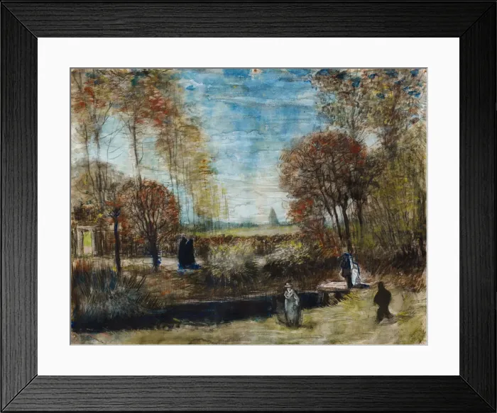 Framed Print : The Parsonage Garden at Nuenen, 1885 Framed Print : The Parsonage Garden at Nuenen, 1885