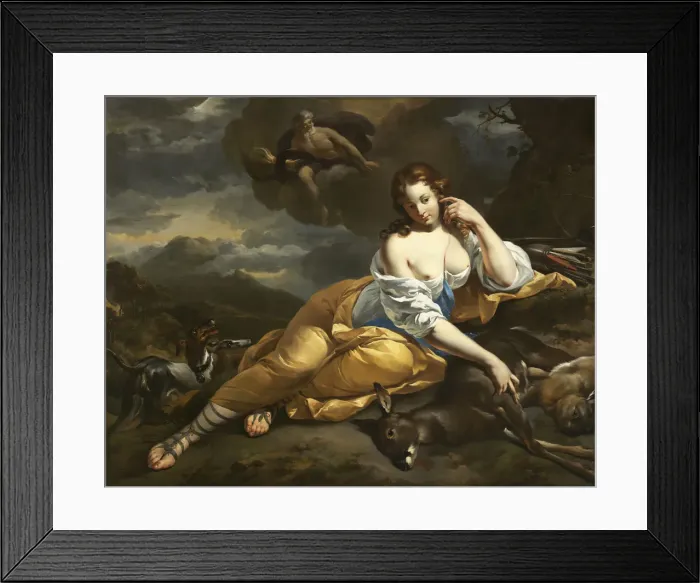 Framed Print : Jupiter and Callisto, c. 1656 Framed Print : Jupiter and Callisto, c. 1656