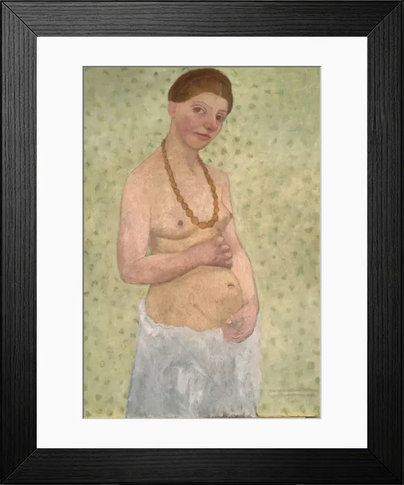 Framed Print : Self-Portrait on the sixth wedding anniversary, 1906 Framed Print : Self-Portrait on the sixth wedding anniversary, 1906