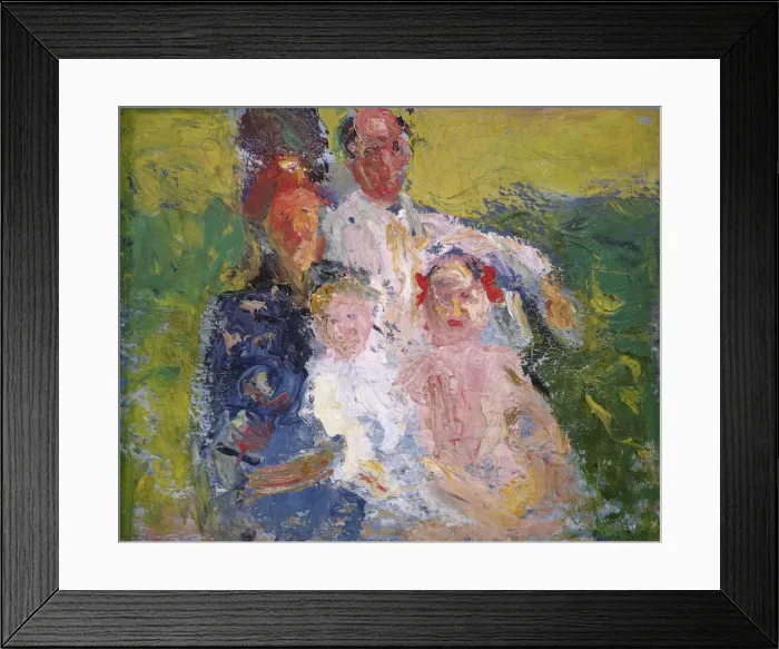 Framed Print : The Schonberg Family, 1907 Framed Print : The Schonberg Family, 1907