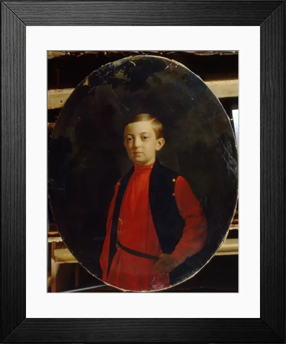 Framed Print : Portrait of Tsarevich Nicholas Alexandrovich of Russia (1843?1865). Artist: Zaryanko, Sergei Konstantinovich (1818-1870) Framed Print : Portrait of Tsarevich Nicholas Alexandrovich of Russia (1843?1865). Artist: Zaryanko, Sergei Konstantinovich (1818-1870)