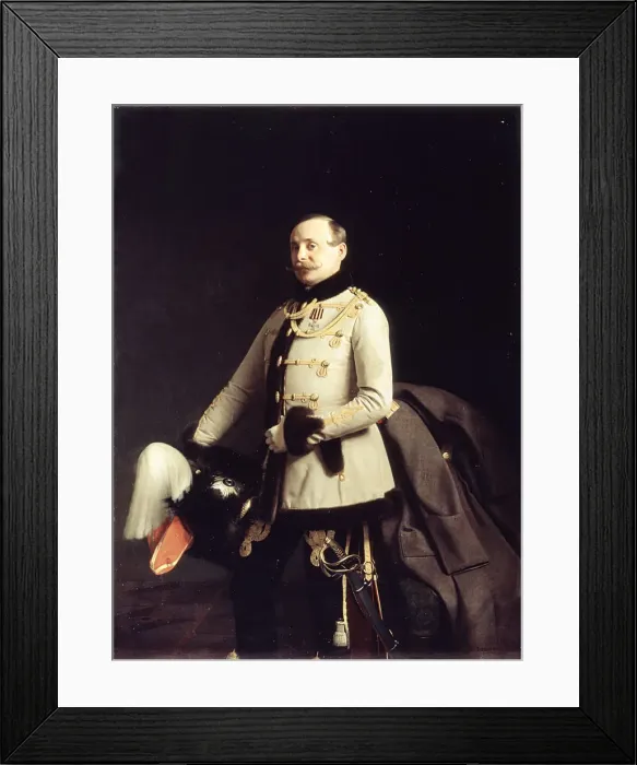 Framed Print : Portrait of Alexander Dmitrievich Ponomarev, Poruchik of His Majestys Life-Guards Hussar Regiment, 1855. Artist: Zaryanko, Sergei Konstantinovich (1818-1870) Framed Print : Portrait of Alexander Dmitrievich Ponomarev, Poruchik of His Majestys Life-Guards Hussar Regiment, 1855. Artist: Zaryanko, Sergei Konstantinovich (1818-1870)