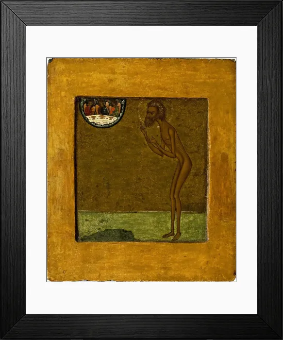 Framed Print : Basil the Blessed, End of 16th cen Artist: Russian icon Framed Print : Basil the Blessed, End of 16th cen Artist: Russian icon