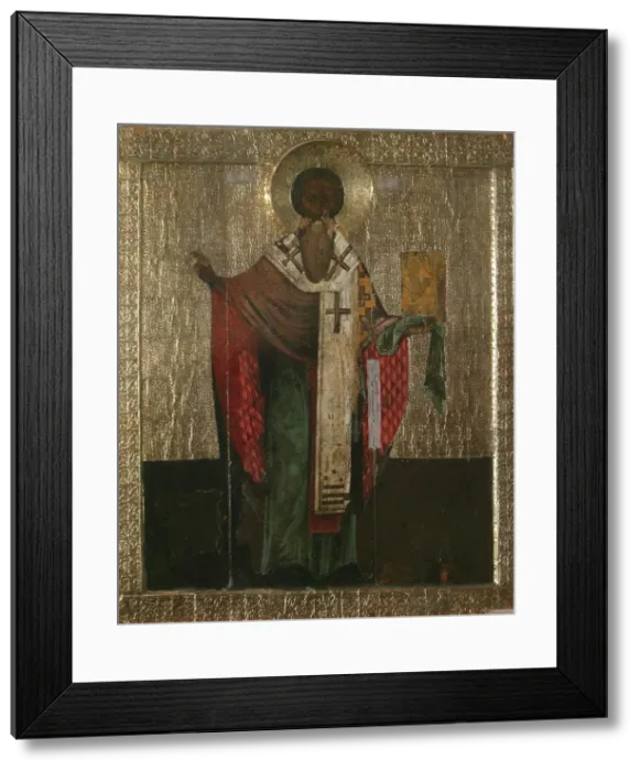 Framed Print : Epiphanius of Salamis, 1645. Artist: Fomin, Terenty (active 1646?1670) Framed Print : Epiphanius of Salamis, 1645. Artist: Fomin, Terenty (active 1646?1670)
