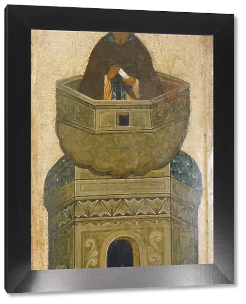 Saint Daniel Stylite. From the Deesis Range, 16th century. Artist: Russian icon