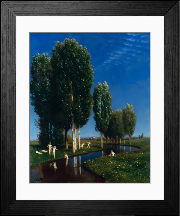 Framed Print : Summer Day, 1881. Artist: Bocklin, Arnold (1827-1901) Framed Print : Summer Day, 1881. Artist: Bocklin, Arnold (1827-1901)
