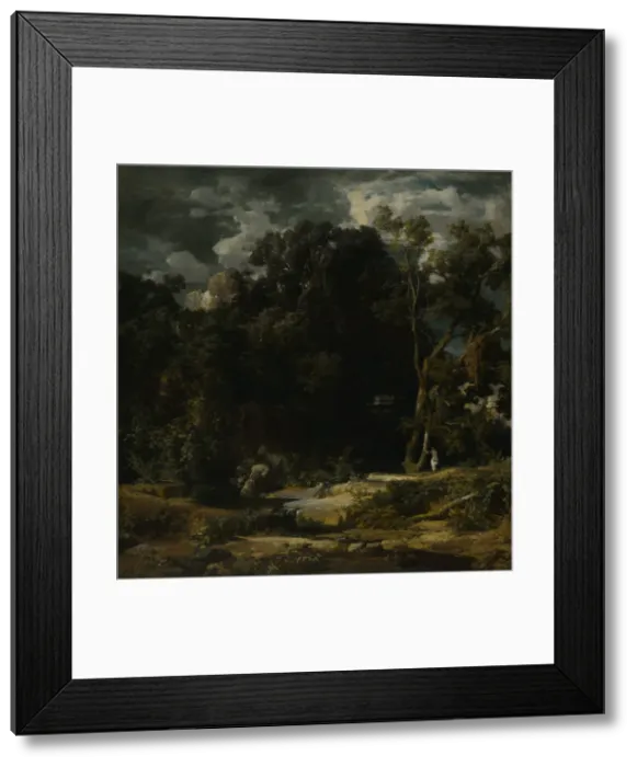 Framed Print : Roman Landscape, 1852. Artist: Bocklin, Arnold (1827-1901) Framed Print : Roman Landscape, 1852. Artist: Bocklin, Arnold (1827-1901)