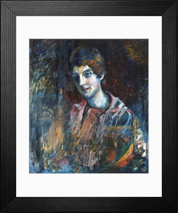 Framed Print : Portrait of Nina Kandinsky, the painters wife, 1917 Framed Print : Portrait of Nina Kandinsky, the painters wife, 1917