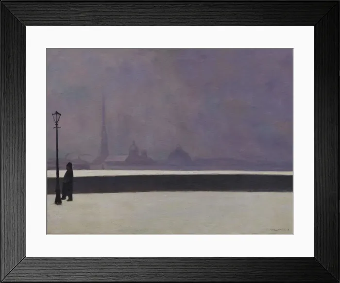 Framed Print : The Neva River, light mist, 1913 Framed Print : The Neva River, light mist, 1913