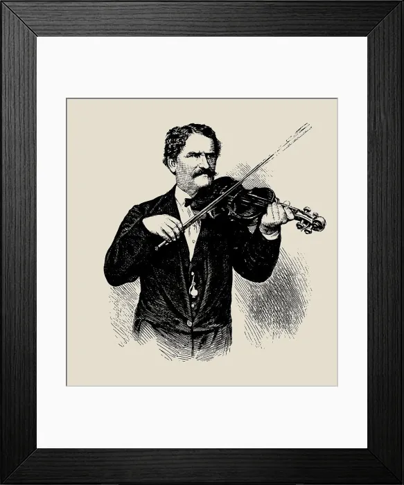 Framed Print : Portrait of the composer Joseph Gungl (1810-1889), 1874 Framed Print : Portrait of the composer Joseph Gungl (1810-1889), 1874