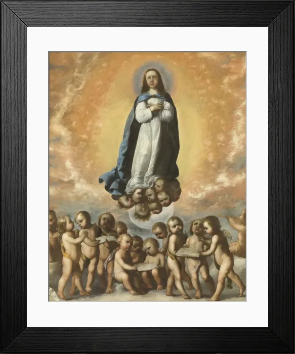Framed Print : The Immaculate Conception of the Virgin, 1656 Framed Print : The Immaculate Conception of the Virgin, 1656