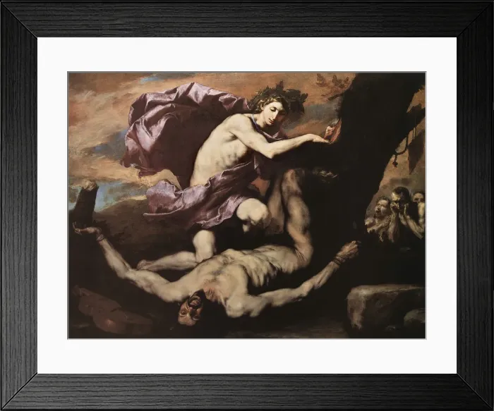 Framed Print : Marsyas and Apollo, 1637 Framed Print : Marsyas and Apollo, 1637