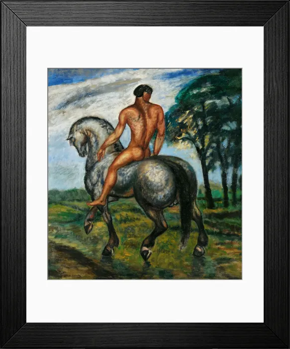 Framed Print : Rider at dusk, 1911 Framed Print : Rider at dusk, 1911