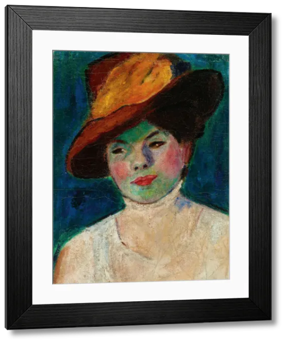 Framed Print : Actress, c. 1907 Framed Print : Actress, c. 1907