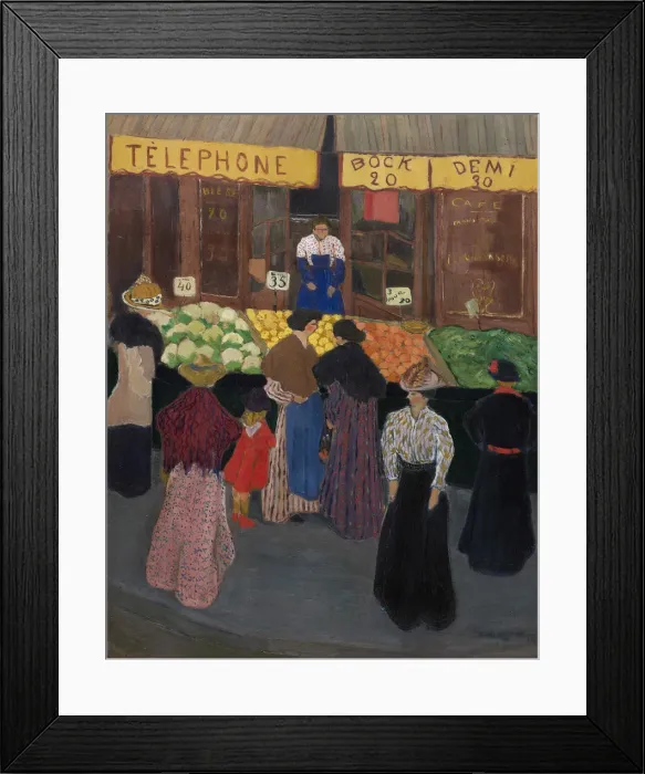 Framed Print : Au Marche (At the market), 1895 Framed Print : Au Marche (At the market), 1895