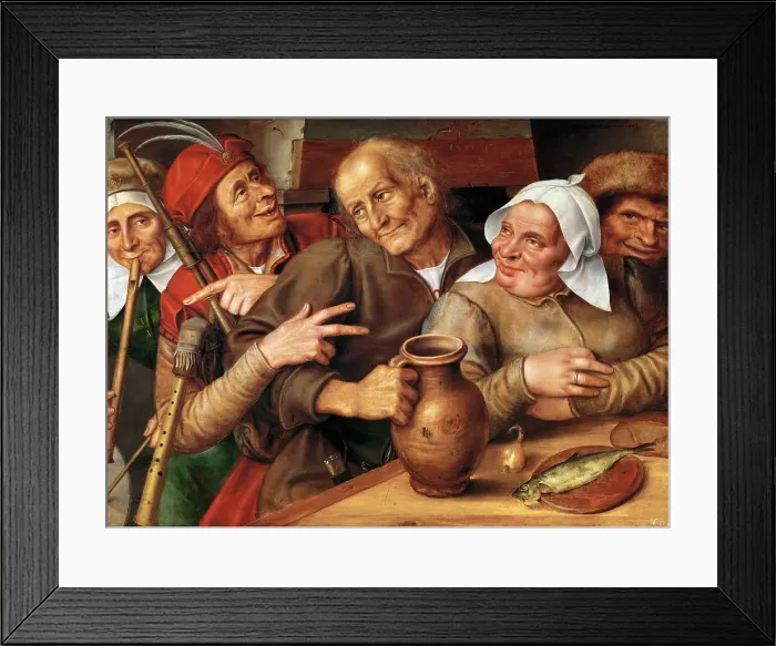 Framed Print : A Merry Company, 1564 Framed Print : A Merry Company, 1564