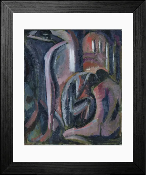 Framed Print : Adam and Eve, 1912 Framed Print : Adam and Eve, 1912