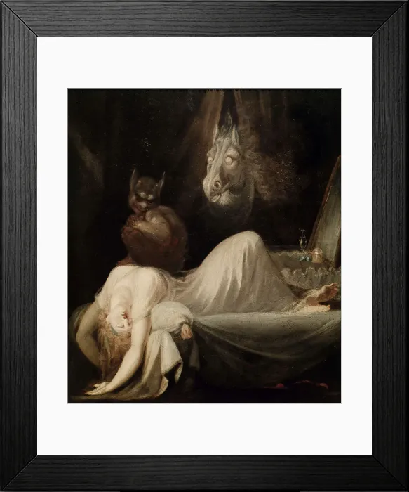 Framed Print : The Nightmare II, 1802. Artist: Fussli (Fuseli), Johann Heinrich (1741-1825) Framed Print : The Nightmare II, 1802. Artist: Fussli (Fuseli), Johann Heinrich (1741-1825)