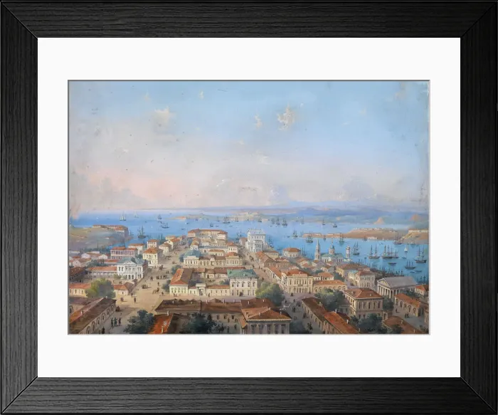 Framed Print : View of Sevastopol, 1860s-1870s. Artist: Bossoli, Carlo (1815-1884) Framed Print : View of Sevastopol, 1860s-1870s. Artist: Bossoli, Carlo (1815-1884)