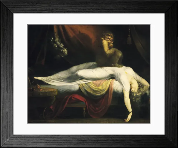 Framed Print : The Nightmare I, 1781. Artist: Fussli (Fuseli), Johann Heinrich (1741-1825) Framed Print : The Nightmare I, 1781. Artist: Fussli (Fuseli), Johann Heinrich (1741-1825)