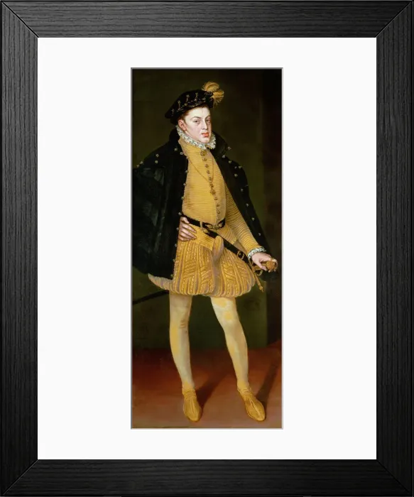 Framed Print : Don Carlos, Prince of Asturias, 1564. Artist: Coello, Alonso Sanchez (1531-1588) Framed Print : Don Carlos, Prince of Asturias, 1564. Artist: Coello, Alonso Sanchez (1531-1588)