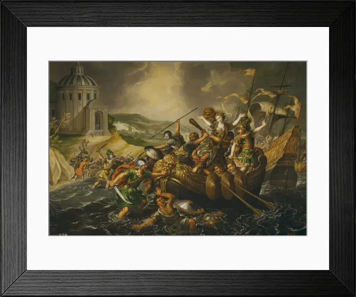 Framed Print : The Rape of Helen, Mid of 17th cen Artist: Corte, Juan de la (1585-1662) Framed Print : The Rape of Helen, Mid of 17th cen Artist: Corte, Juan de la (1585-1662)