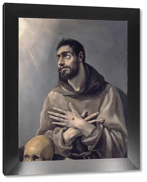 Saint Francis in ecstasy, c. 1580. Artist: El Greco, Dominico (1541-1614)