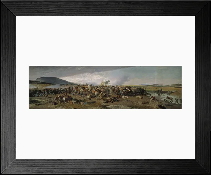 Framed Print : The Battle of Wad-Ras, 1863. Artist: Fortuny, Maria (1838-1874) Framed Print : The Battle of Wad-Ras, 1863. Artist: Fortuny, Maria (1838-1874)