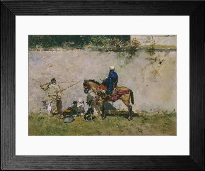 Framed Print : The Moroccans, 1872-1873. Artist: Fortuny, Maria (1838-1874) Framed Print : The Moroccans, 1872-1873. Artist: Fortuny, Maria (1838-1874)