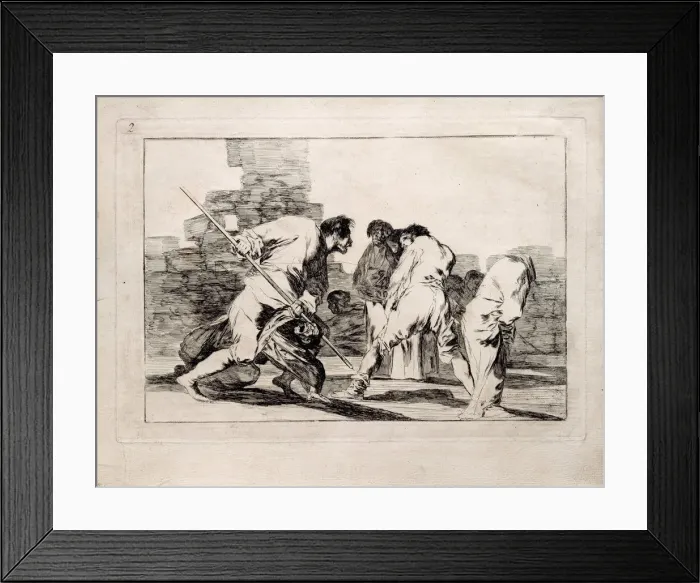 Framed Print : Cruel Folly (from the series Los Disparates (Follies), 1815-1819. Artist: Goya, Francisco, de (1746-1828) Framed Print : Cruel Folly (from the series Los Disparates (Follies), 1815-1819. Artist: Goya, Francisco, de (1746-1828)