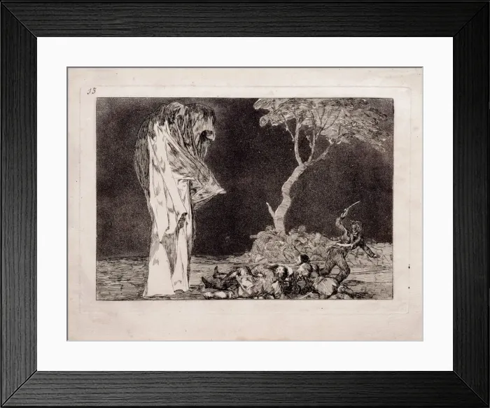 Framed Print : Fearful Folly (from the series Los Disparates (Follies), 1815-1819. Artist: Goya, Francisco, de (1746-1828) Framed Print : Fearful Folly (from the series Los Disparates (Follies), 1815-1819. Artist: Goya, Francisco, de (1746-1828)