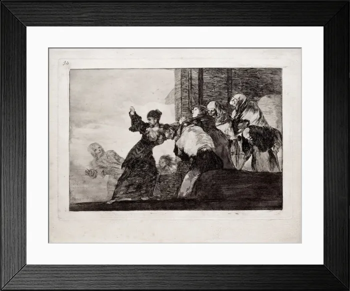 Framed Print : Poor Folly (from the series Los Disparates (Follies), 1815-1819. Artist: Goya, Francisco, de (1746-1828) Framed Print : Poor Folly (from the series Los Disparates (Follies), 1815-1819. Artist: Goya, Francisco, de (1746-1828)
