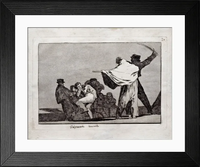 Framed Print : Well-Know Folly (from the series Los Disparates (Follies), 1815-1819. Artist: Goya, Francisco, de (1746-1828) Framed Print : Well-Know Folly (from the series Los Disparates (Follies), 1815-1819. Artist: Goya, Francisco, de (1746-1828)