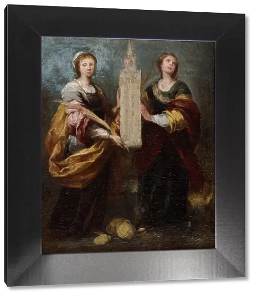 Saints Justa and Rufina, ca 1665. Artist: Murillo, Bartolome Esteban (1617-1682)