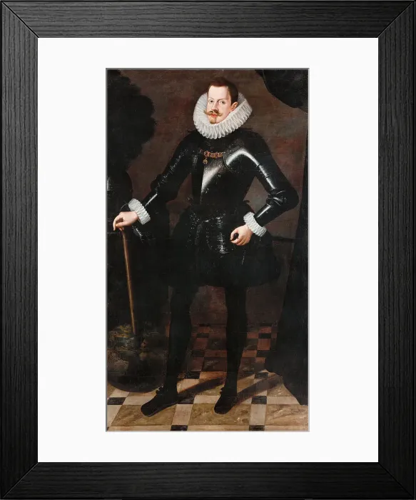 Framed Print : Portrait of Philip III of Spain (1578-1621), King of Spain and Portugal, c. 1617. Artist: Polanco, Andres Lopez (?-1641) Framed Print : Portrait of Philip III of Spain (1578-1621), King of Spain and Portugal, c. 1617. Artist: Polanco, Andres Lopez (?-1641)