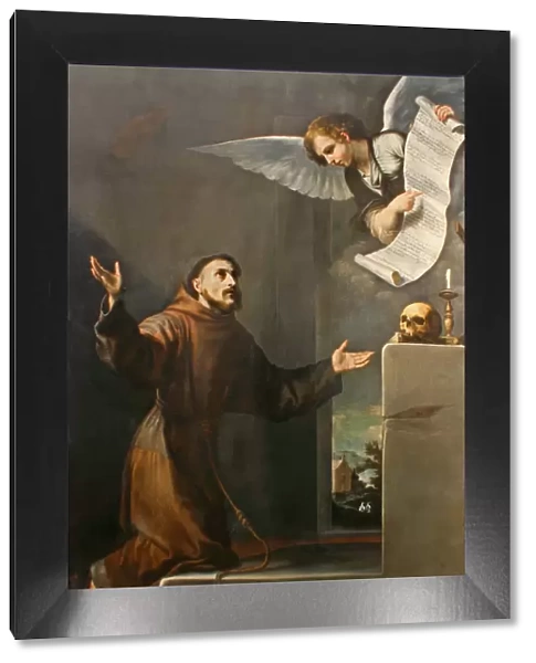 Saint Francis receives the Stigmata, First third of 17th cen Artist: Ribera, Jose, de (1591-1652)