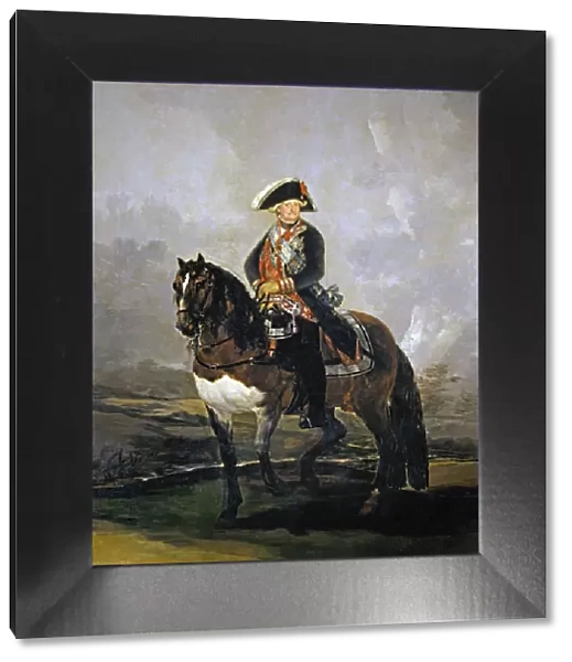 Equestrian Portrait of Charles IV of Spain, 1801. Artist: Goya, Francisco, de (1746-1828)