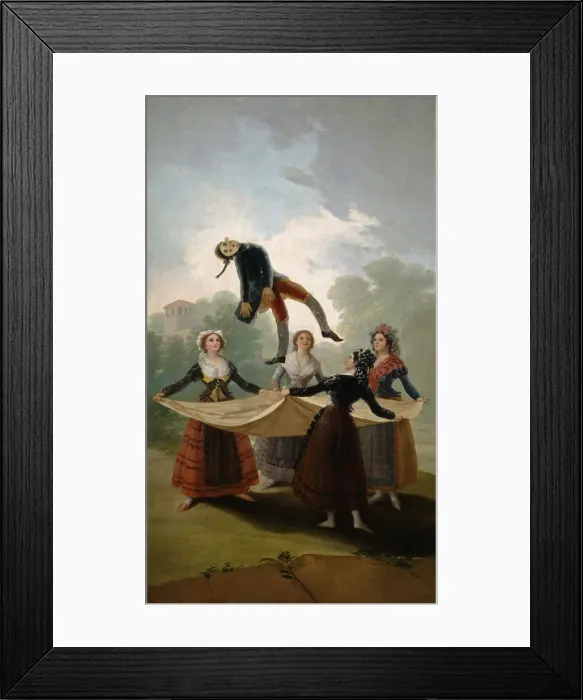 Framed Print : The Straw Manikin (El Pelele), 1791-1792. Artist: Goya, Francisco, de (1746-1828) Framed Print : The Straw Manikin (El Pelele), 1791-1792. Artist: Goya, Francisco, de (1746-1828)