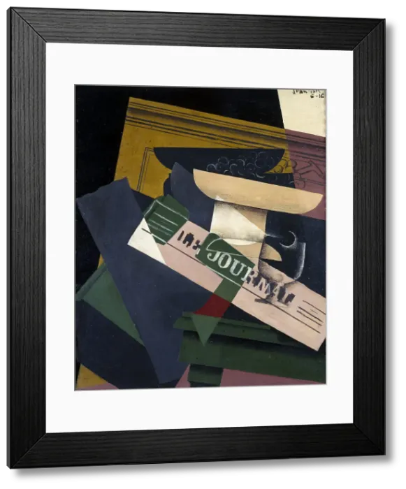 Framed Print : Grapes, 1916. Artist: Gris, Juan (1887-1927) Framed Print : Grapes, 1916. Artist: Gris, Juan (1887-1927)